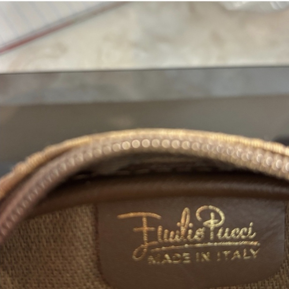 Emilio Pucci Vintage Tan Crossbody Bag - Picture 6 of 8